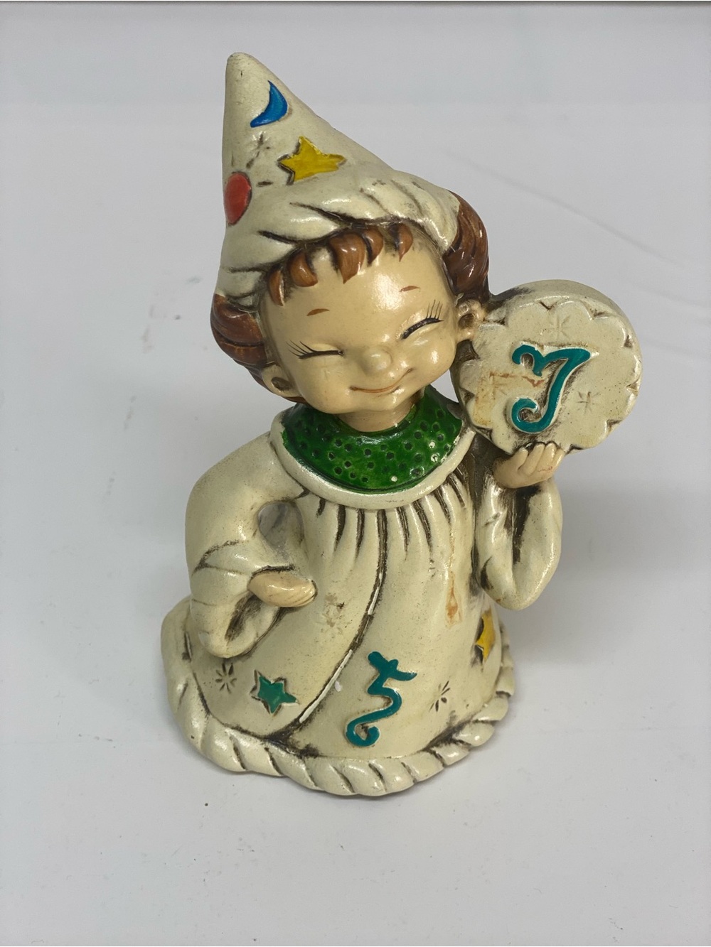 Vintage Josef Original Zodiac Wizard Figurine Collectible Home Decor 5.5 inches